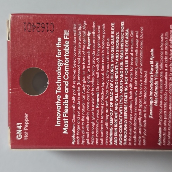 Dashing Diva NailBliss Salon Gel Nails Medium Length Brand New  - Red - Picture 4 of 4